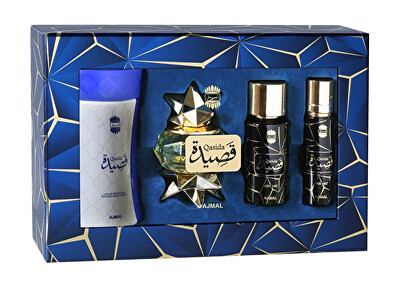 Ajmal - Qasida - EDP 60 ml + tělový pudr 80 g + tělová mlha 50 ml + vlasová mlha 30 ml
