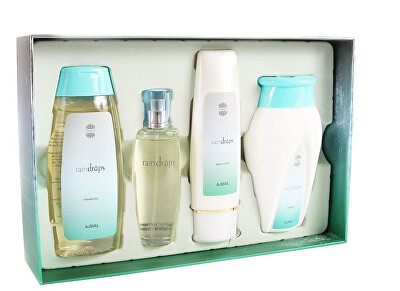 Ajmal - Raindrops - EDP 50 ml + tělové mléko 100 ml + sprchový gel 200 ml + pudr 100 g