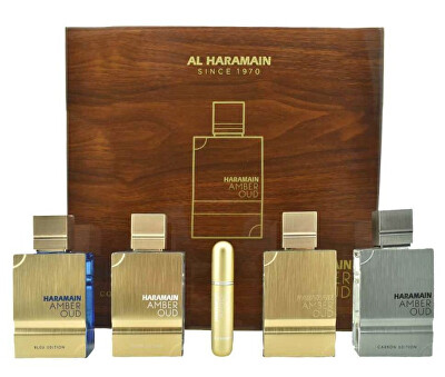 Al Haramain - Kolekce Amber Oud  - EDP 4 x 60 ml + plnitelný flakon