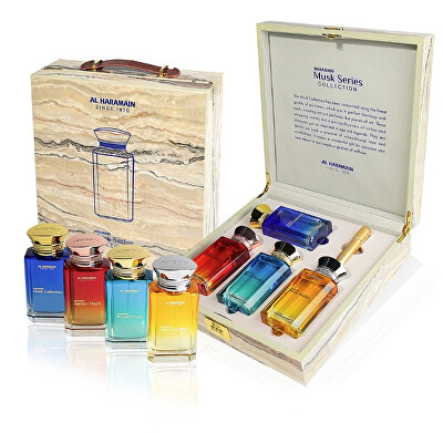 Al Haramain - Kolekce Musk Collection - EDP 4 x 100 ml + plnitelný flakon