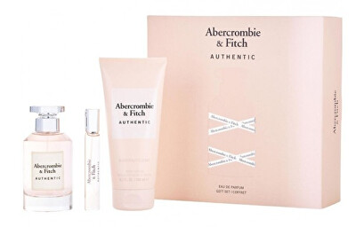 Abercrombie & Fitch - Authentic Woman - EDP 100 ml + tělové mléko 200 ml + EDP 15 ml