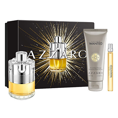 Azzaro - 2. JAKOST -  Wanted - EDT 100 ml + sprchový gel 75 ml + EDT 10 ml