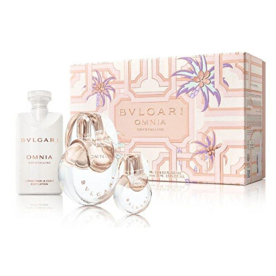 Bvlgari - Omnia Crystalline Spring Edition - EDT 100 ml + tělové mléko 75 ml + EDT 15 ml