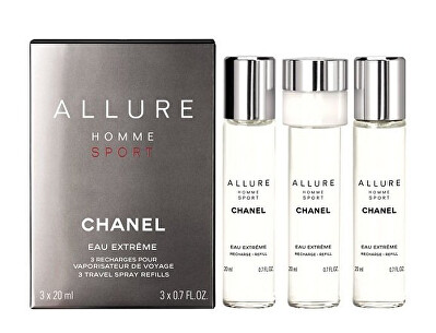 Chanel - Allure Homme Sport Eau Extreme - EDP náplň (3 x 20 ml)