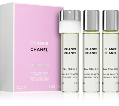 Chanel - Chance Eau Fraiche - EDT náplň (3 x 20 ml)