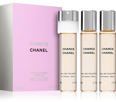 Chanel - Chance - EDT - náplň (3 x 20 ml)