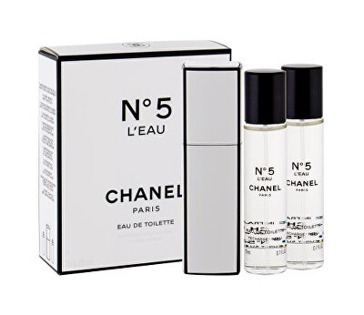 Chanel - Chanel No. 5 L´Eau - EDT 20 ml (plnitelný flakon) + náplň (2 x 20 ml)