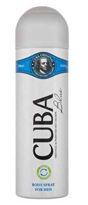 Cuba - Blue - deodorant ve spreji