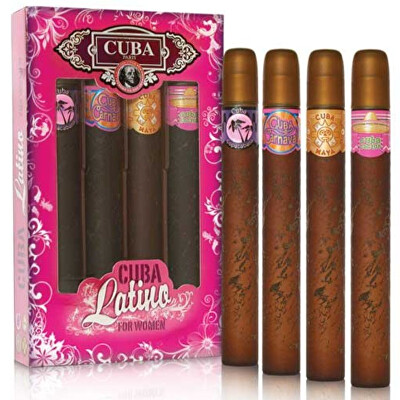 Cuba - Dárková sada Cuba Latina For Women - EDP 4 x 35 ml