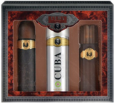 Cuba - Gold - EDT 100 ml + deodorant 200 ml + voda po holení 100 ml