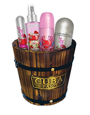 Cuba - Heartbreaker - EDP 100 ml + deodorant ve spreji 200 ml + tělový sprej 200 ml + EDP 35 ml