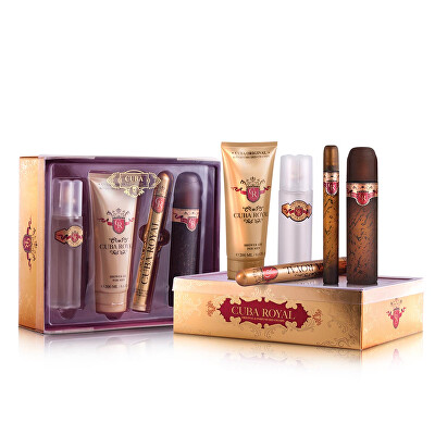 Cuba - Royal - EDT 100 ml + EDT 35 ml + voda po holení 100 ml + sprchový gel 200 ml