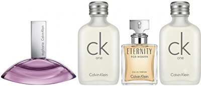 Calvin Klein - Miniatury Calvin Klein - Euphoria - EDP 4 ml + Eternity - EDP 5 ml + CK One - EDT 2 x 10 ml