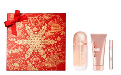 Carolina Herrera - 212 VIP Rosé - EDP 80 ml + tělové mléko 100 ml + EDP 10 ml
