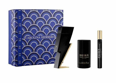 Carolina Herrera - Bad Boy - EDT 100 ml + sprchový gel 100 ml + EDT 10 ml