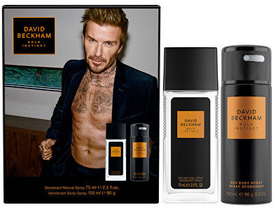 David Beckham - Bold Instinct - deodorant s rozprašovačem 75 ml + deodorant ve spreji 150 ml
