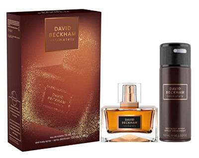 David Beckham - Intimately Beckham For Men - EDT 75 ml + deodorant ve spreji 150 ml