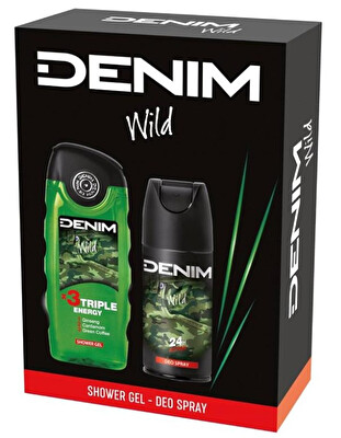 Denim - Wild - deodorant spray 150 ml + gel de duș 250 ml