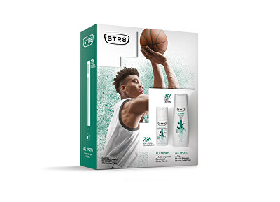 STR8 - All Sport - deodorant ve spreji 150 ml + sprchový gel 400 ml