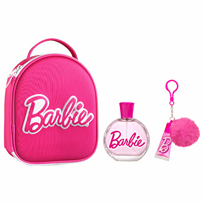 EP Line - Barbie - EDT 100 ml + lesk na rty s přívěškem + batoh