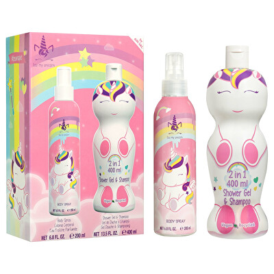 EP Line - Eau My Unicorn - tělový sprej 200 ml + sprchový gel a šampon 2v1 400 ml