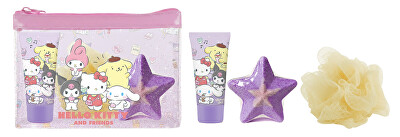 EP Line - Hello Kitty - toaletní taška + sprchový gel 35 ml + bomba do koupele + mycí houba