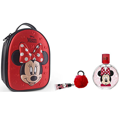 EP Line - Minnie - EDT 100 ml + lesk na rty s přívěskem + pouzdro na zip