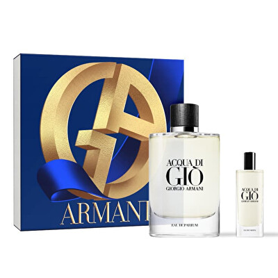 Giorgio Armani - Acqua Di Gio Pour Homme - EDP 125 ml (plnitelná) + EDP 15 ml