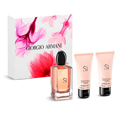 Giorgio Armani - Sì - EDP 100 ml + sprchový gel 50 ml + tělové mléko 50 ml