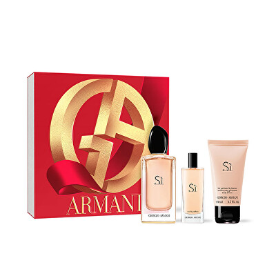 Giorgio Armani - Sì - EDP 100 ml + tělové mléko 50 ml + EDP 15 ml
