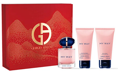 Giorgio Armani - My Way - EDP 50 ml (plnitelná) + tělové mléko 50 ml + sprchový gel 50 ml (Christmas Edition)