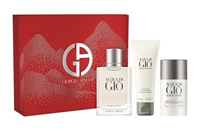 Giorgio Armani - Acqua Di Gio Pour Homme - EDT 100 ml + sprchový gel 75 ml + tuhý deodorant 75 g
