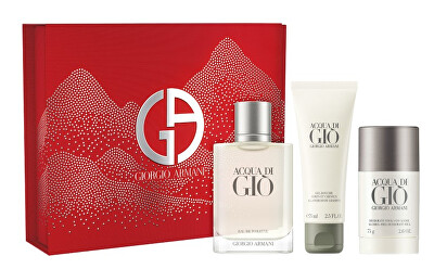 Giorgio Armani - Acqua Di Gio Pour Homme - EDT 100 ml + sprchový gel 75 ml + tuhý deodorant 75 g