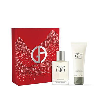 Giorgio Armani - Acqua Di Gio Pour Homme - EDT 50 ml (plnitelná) + sprchový gel 75 ml