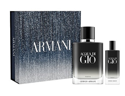 Giorgio Armani - Acqua Di Gio Pour Homme Parfum - parfém (plnitelný) 100 ml + parfém 15 ml (Christmas Edition)