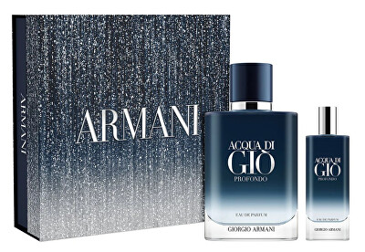 Giorgio Armani - Acqua Di Giò Profondo - EDP 100 ml (plnitelná) + EDP 15 ml (Christmas Edition)