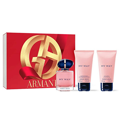 Giorgio Armani - My Way - EDP 50 ml (plnitelná) + tělové mléko 50 ml + sprchový gel 50 ml
