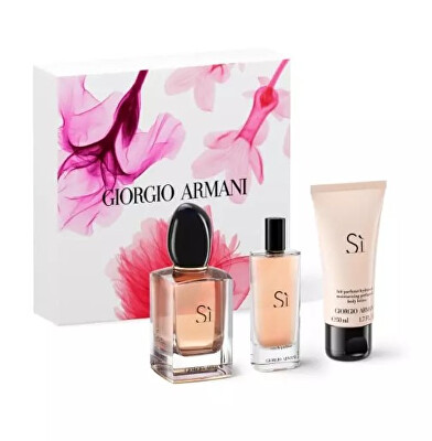 Giorgio Armani - Sì - EDP 50 ml + tělové mléko 50 ml + EDP 15 ml