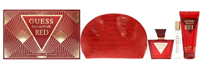 Guess - Seductive Red - EDT 75 ml + EDT 15 ml + tělové mléko 100 ml + taštička