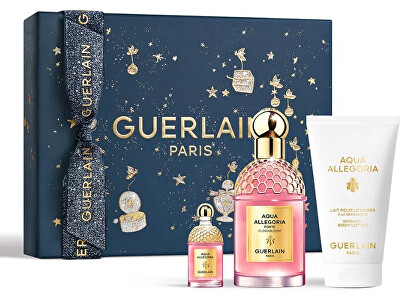 Guerlain - Aqua Allegoria Forte Florabloom - EDP 75 ml + tělové mléko 75 ml + miniatura 7,5 ml