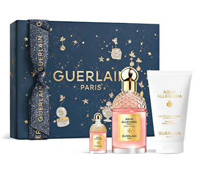 Guerlain - Aqua Allegoria Forte Rosa Rossa - EDP 75 ml + tělové mléko 75  ml + EDP 7,5 ml
