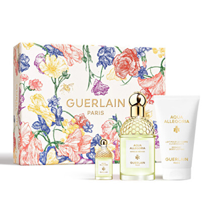 Guerlain - 2. JAKOST -  Aqua Allegoria Nerolia Vetiver - EDT 75 ml (plnitelná) + tělové mléko 75 ml + EDT 7,5 ml