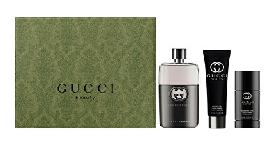 Gucci - Guilty Pour Homme - EDT 90 ml + sprchový gel 50 ml + tuhý deodorant 75 ml