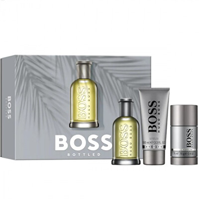 Hugo Boss - Boss No. 6 Bottled - EDT 100 ml + sprchový gel 100 ml + tuhý deodorant 75 ml