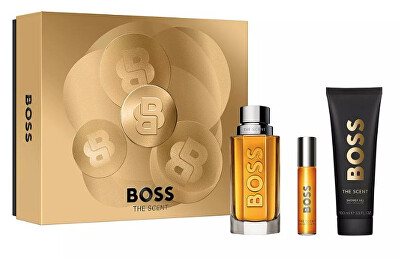 Hugo Boss - Boss The Scent - EDT 100 ml + sprchový gel 100 ml + EDT 10 ml