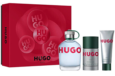 Hugo Boss - Hugo Man - EDT 125 ml + tuhý deodorant 75 ml + sprchový gel 50 ml