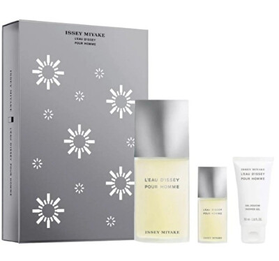 Issey Miyake - L´Eau D´Issey Pour Homme - EDT 125 ml + sprchový gel 50 ml + EDT 15 ml