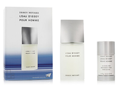 Issey Miyake - L´Eau D´Issey Pour Homme - toaletní voda s rozprašovačem 75 ml + tuhý deodorant 75 ml