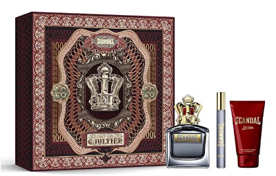 Jean P. Gaultier - Scandal For Him - EDT 100 ml + sprchový gel 75 ml + EDT 10 ml