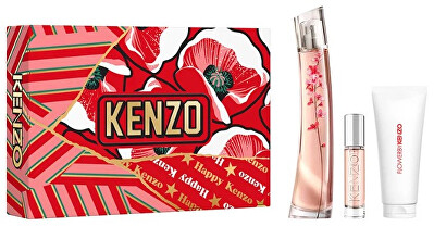 Kenzo - Flower By Kenzo Ikebana - EDP 75 ml + tělové mléko 75 ml + EDP 10 ml (plnitelná)
